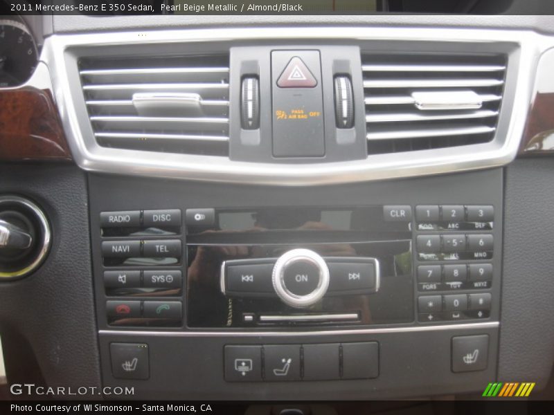 Pearl Beige Metallic / Almond/Black 2011 Mercedes-Benz E 350 Sedan