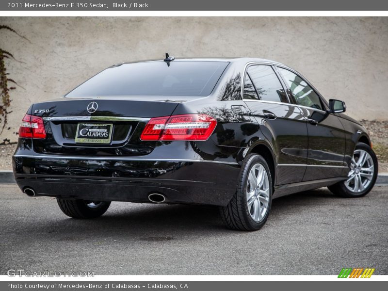 Black / Black 2011 Mercedes-Benz E 350 Sedan