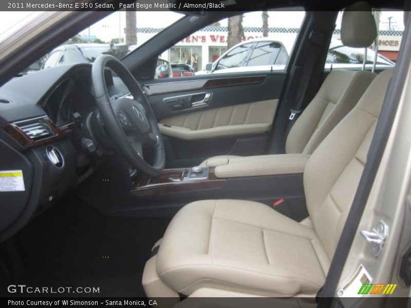 Pearl Beige Metallic / Almond/Black 2011 Mercedes-Benz E 350 Sedan