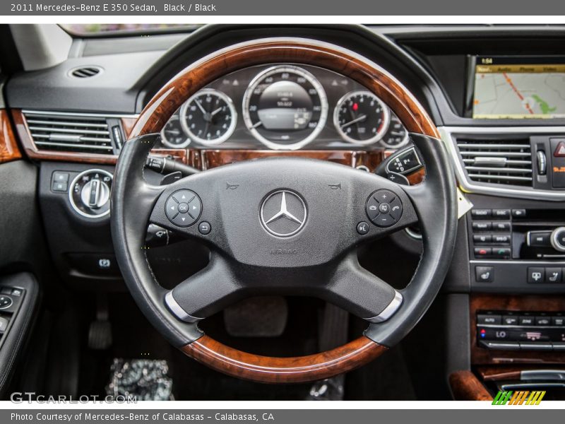 Black / Black 2011 Mercedes-Benz E 350 Sedan