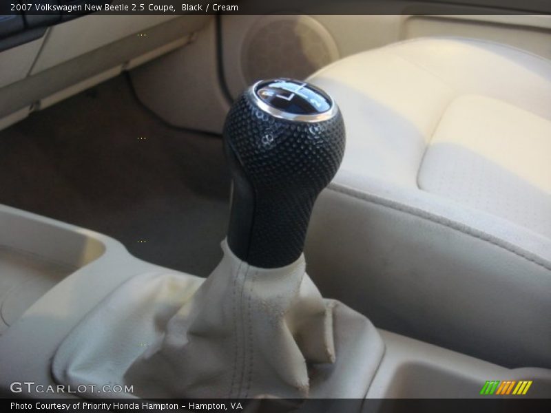 Black / Cream 2007 Volkswagen New Beetle 2.5 Coupe