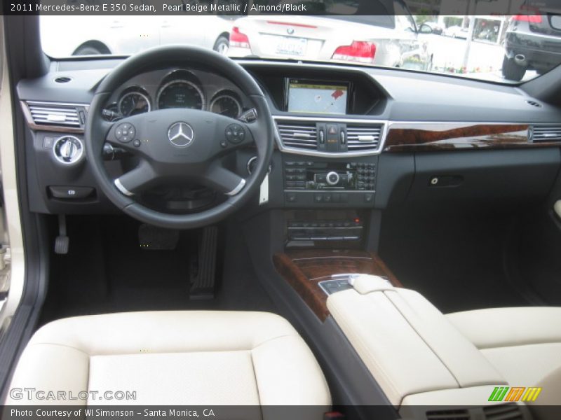 Pearl Beige Metallic / Almond/Black 2011 Mercedes-Benz E 350 Sedan