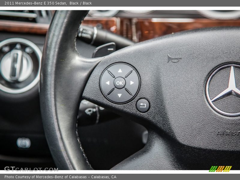 Black / Black 2011 Mercedes-Benz E 350 Sedan