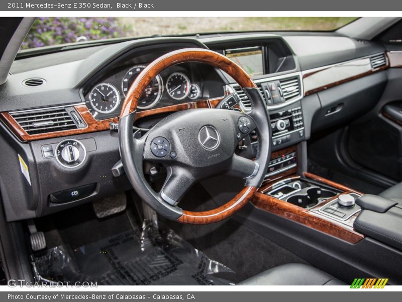 Black / Black 2011 Mercedes-Benz E 350 Sedan