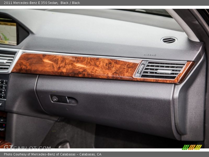 Black / Black 2011 Mercedes-Benz E 350 Sedan