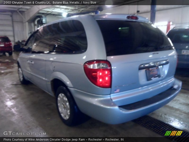 Butane Blue Metallic / Navy Blue 2002 Chrysler Town & Country LX