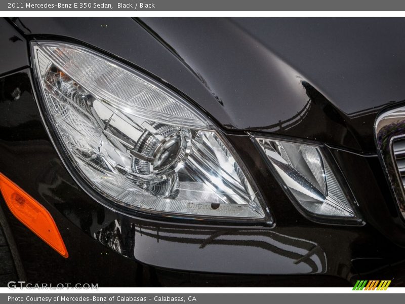 Black / Black 2011 Mercedes-Benz E 350 Sedan