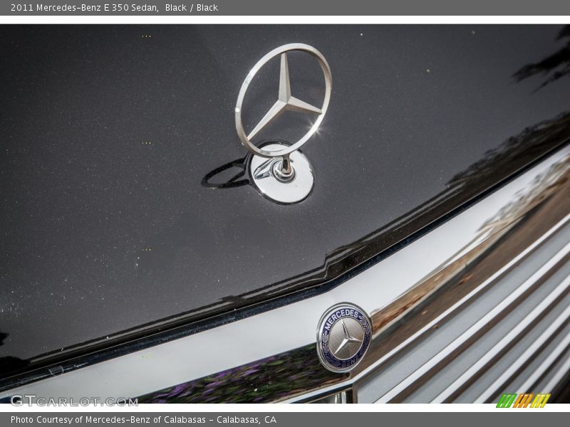 Black / Black 2011 Mercedes-Benz E 350 Sedan