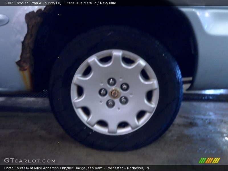 Butane Blue Metallic / Navy Blue 2002 Chrysler Town & Country LX
