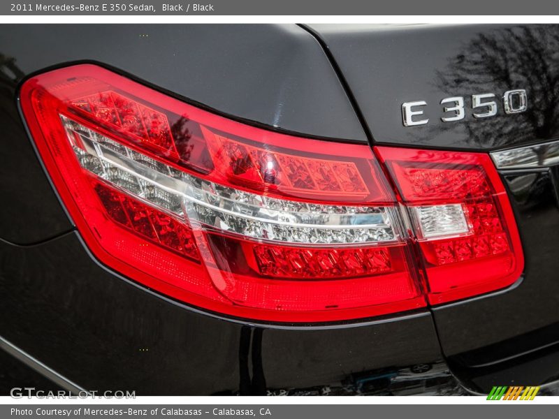 Black / Black 2011 Mercedes-Benz E 350 Sedan