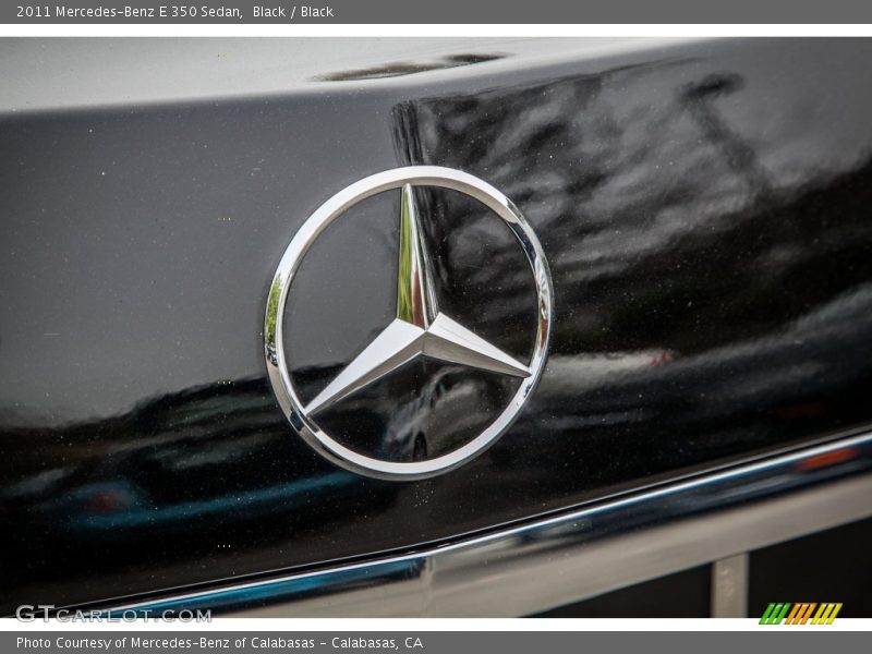 Black / Black 2011 Mercedes-Benz E 350 Sedan