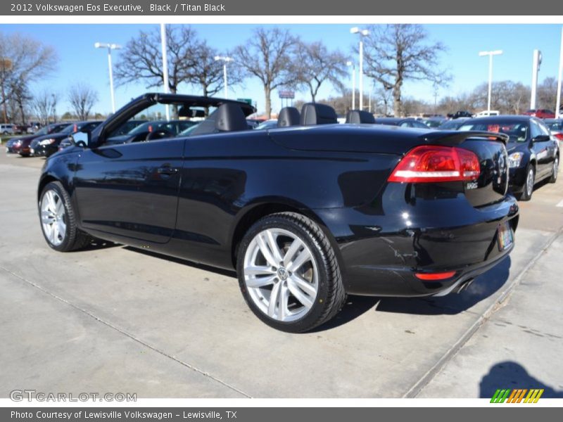 Black / Titan Black 2012 Volkswagen Eos Executive
