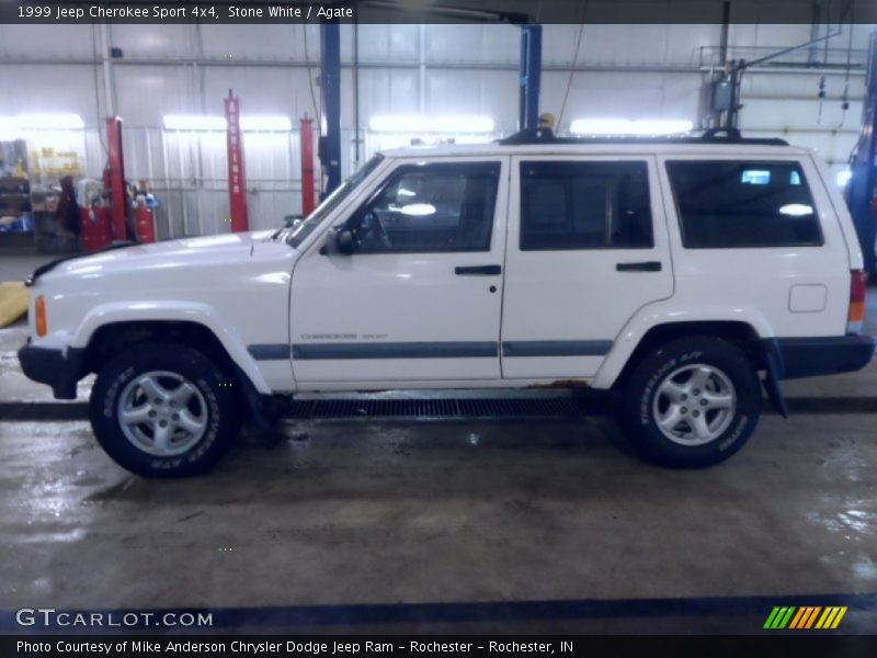 Stone White / Agate 1999 Jeep Cherokee Sport 4x4
