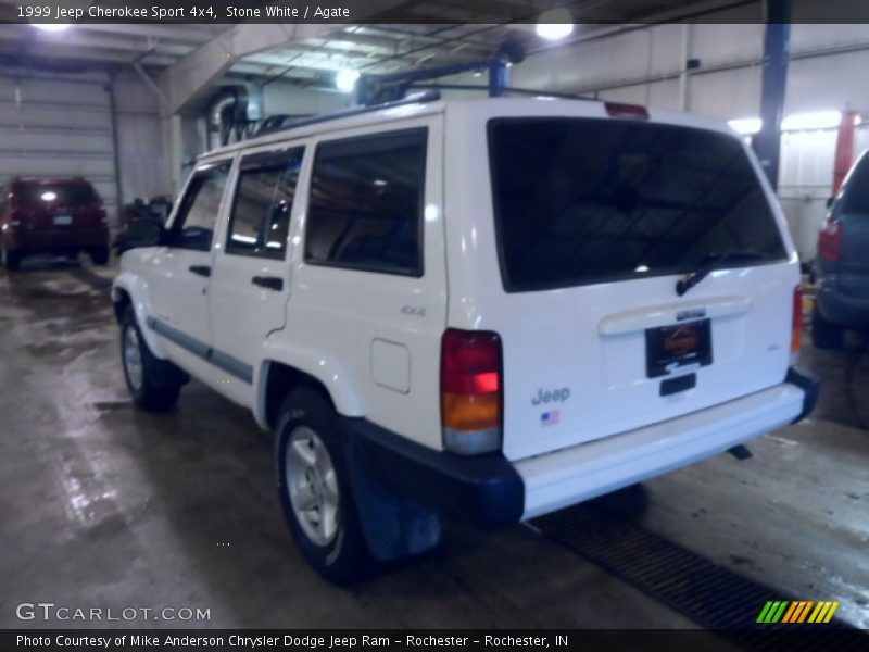 Stone White / Agate 1999 Jeep Cherokee Sport 4x4