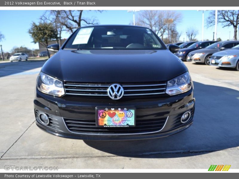 Black / Titan Black 2012 Volkswagen Eos Executive