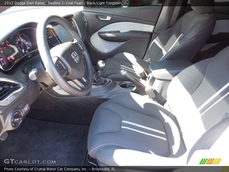 Redline 2-Coat Pearl / Black/Light Tungsten 2013 Dodge Dart Rallye