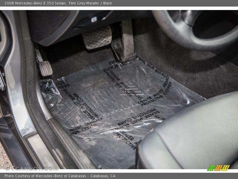 Flint Grey Metallic / Black 2008 Mercedes-Benz E 350 Sedan