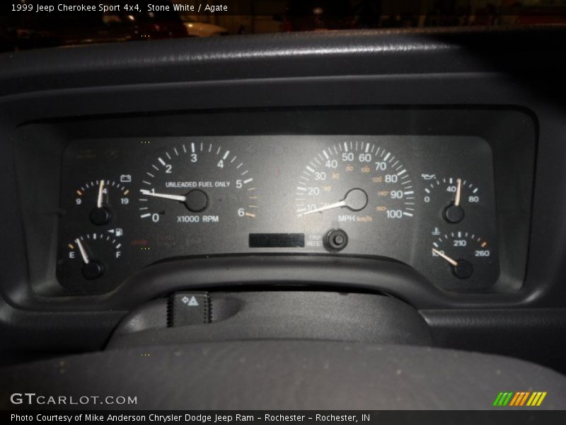 Stone White / Agate 1999 Jeep Cherokee Sport 4x4