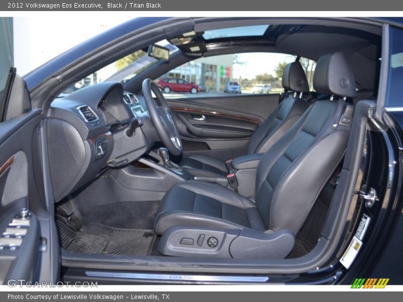Black / Titan Black 2012 Volkswagen Eos Executive