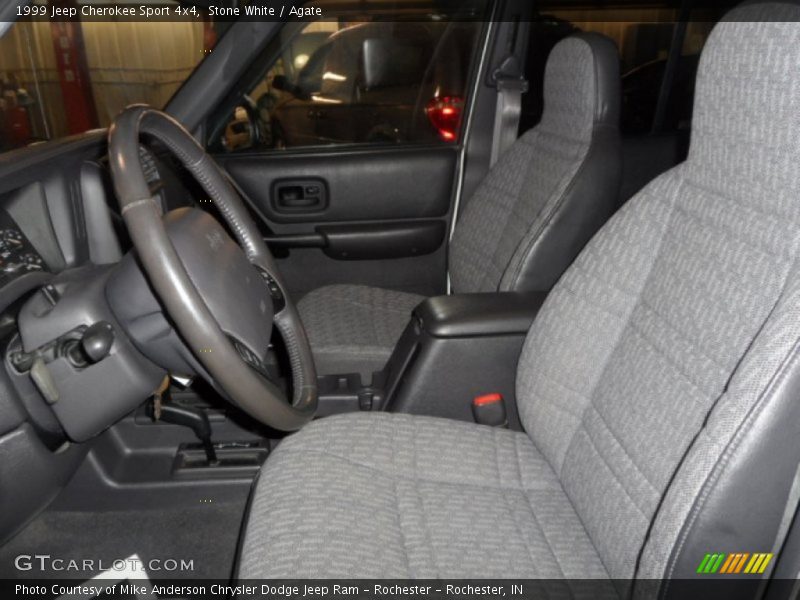 Stone White / Agate 1999 Jeep Cherokee Sport 4x4