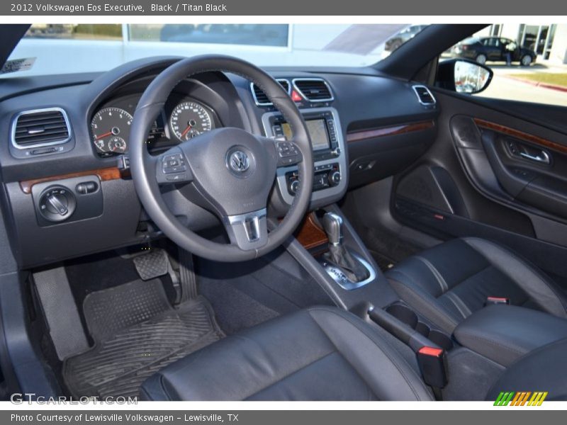 Black / Titan Black 2012 Volkswagen Eos Executive