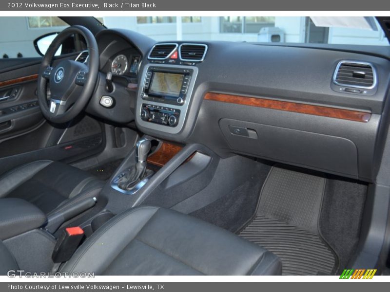 Black / Titan Black 2012 Volkswagen Eos Executive
