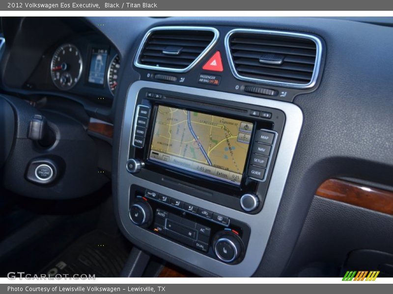 Black / Titan Black 2012 Volkswagen Eos Executive