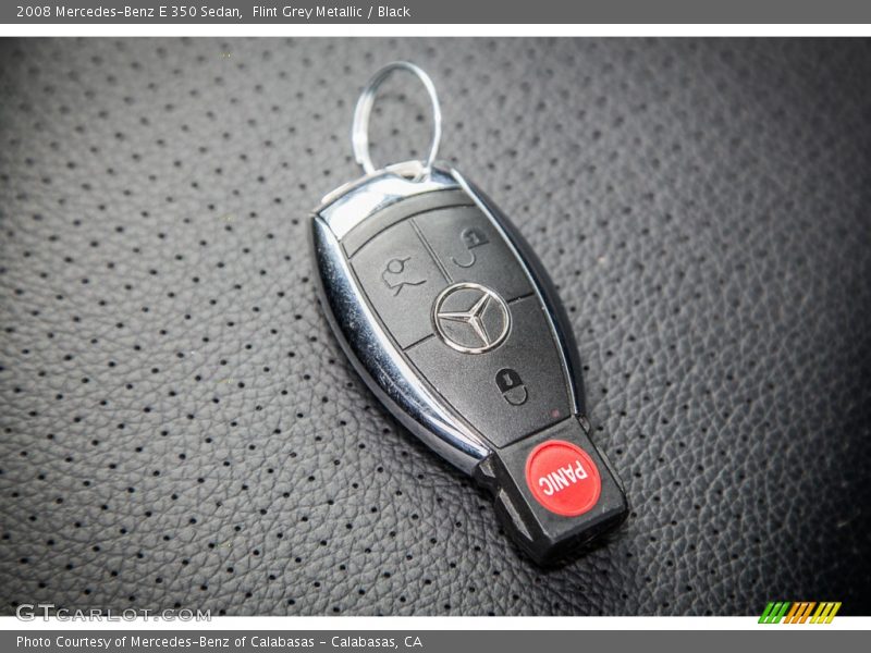 Flint Grey Metallic / Black 2008 Mercedes-Benz E 350 Sedan