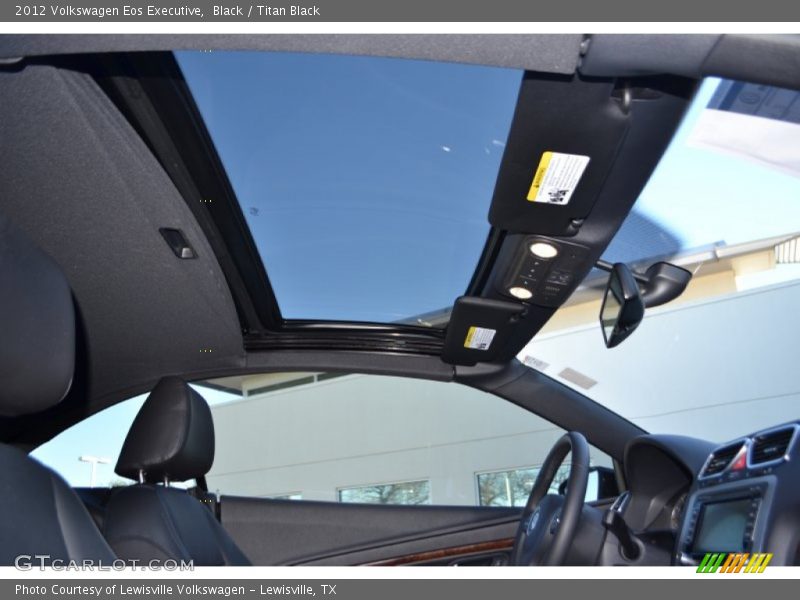 Black / Titan Black 2012 Volkswagen Eos Executive
