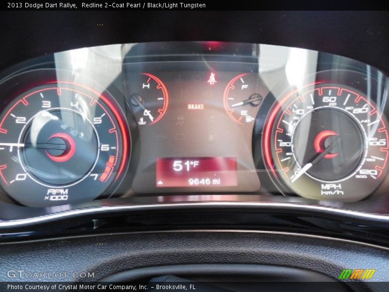 Redline 2-Coat Pearl / Black/Light Tungsten 2013 Dodge Dart Rallye