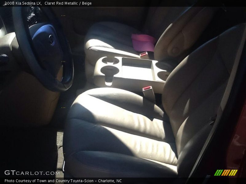 Claret Red Metallic / Beige 2008 Kia Sedona LX