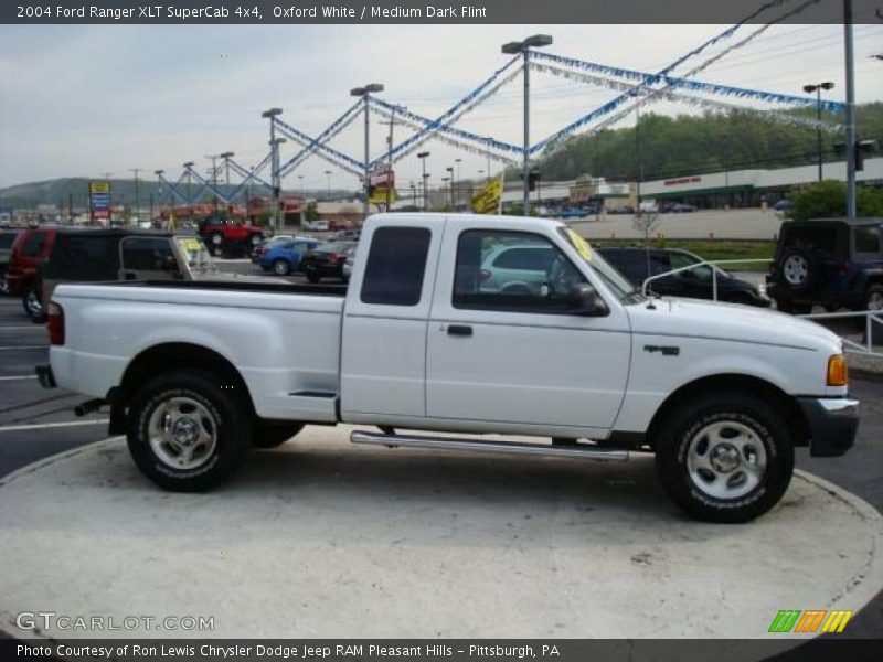 Oxford White / Medium Dark Flint 2004 Ford Ranger XLT SuperCab 4x4