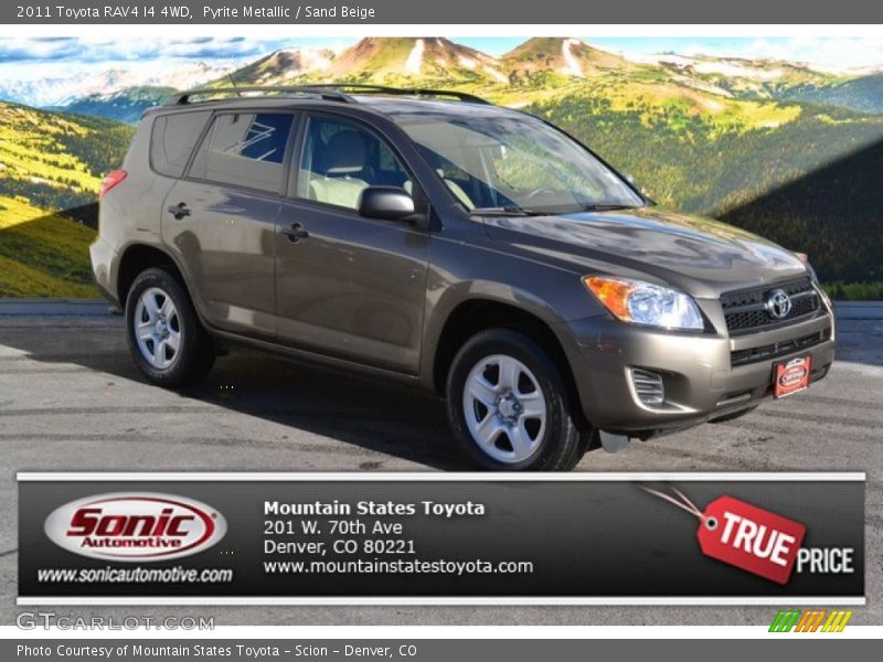 Pyrite Metallic / Sand Beige 2011 Toyota RAV4 I4 4WD