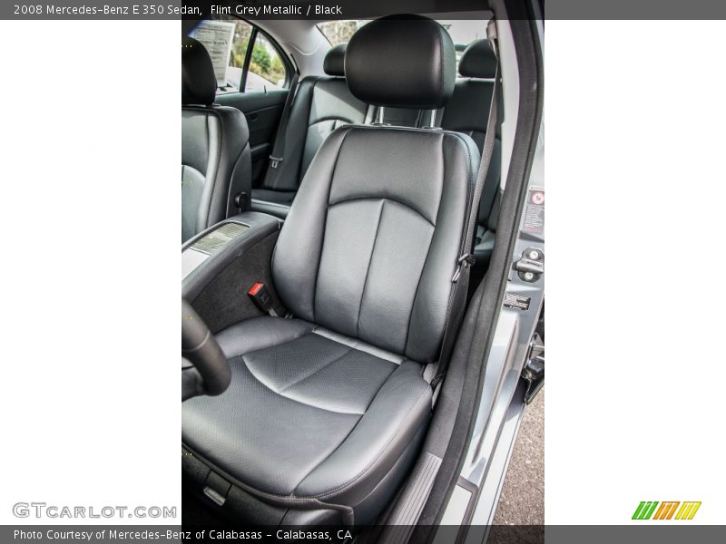 Flint Grey Metallic / Black 2008 Mercedes-Benz E 350 Sedan