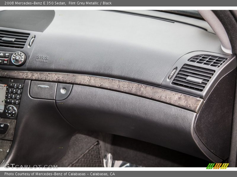 Flint Grey Metallic / Black 2008 Mercedes-Benz E 350 Sedan