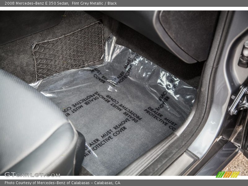 Flint Grey Metallic / Black 2008 Mercedes-Benz E 350 Sedan