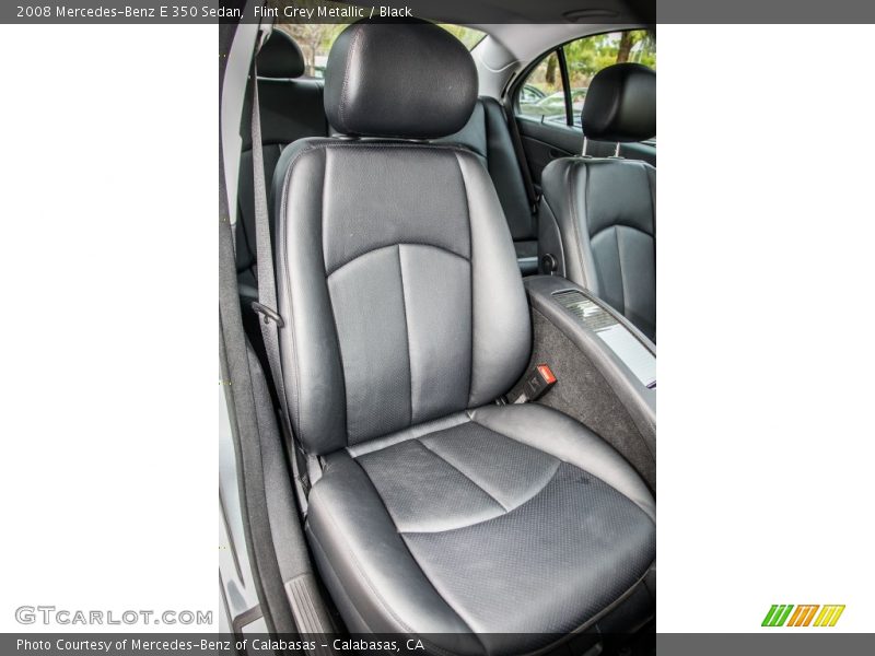 Flint Grey Metallic / Black 2008 Mercedes-Benz E 350 Sedan