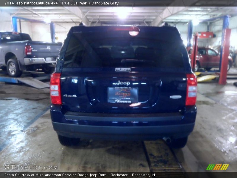 True Blue Pearl / Dark Slate Gray 2014 Jeep Patriot Latitude 4x4
