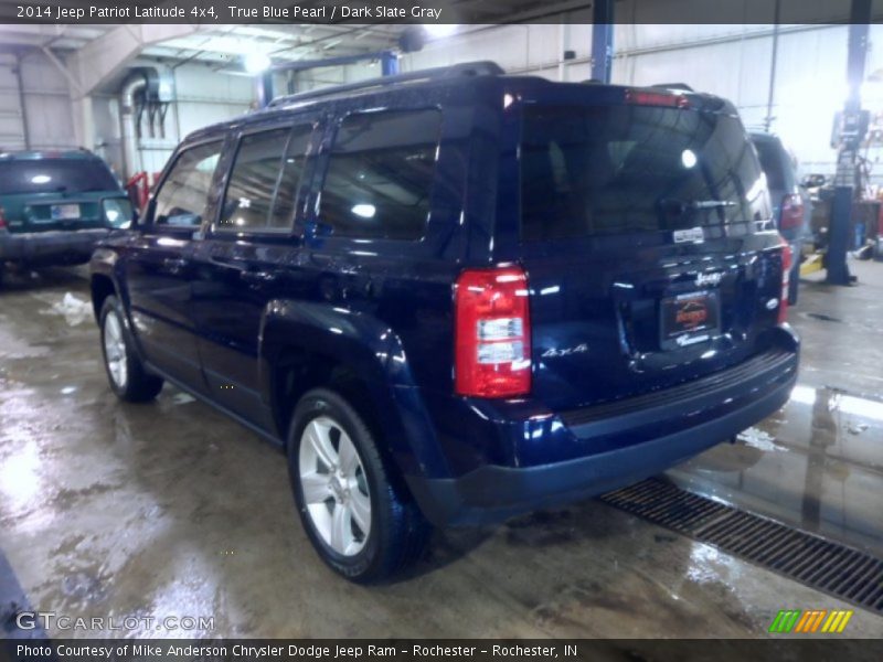 True Blue Pearl / Dark Slate Gray 2014 Jeep Patriot Latitude 4x4