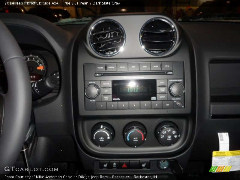 True Blue Pearl / Dark Slate Gray 2014 Jeep Patriot Latitude 4x4