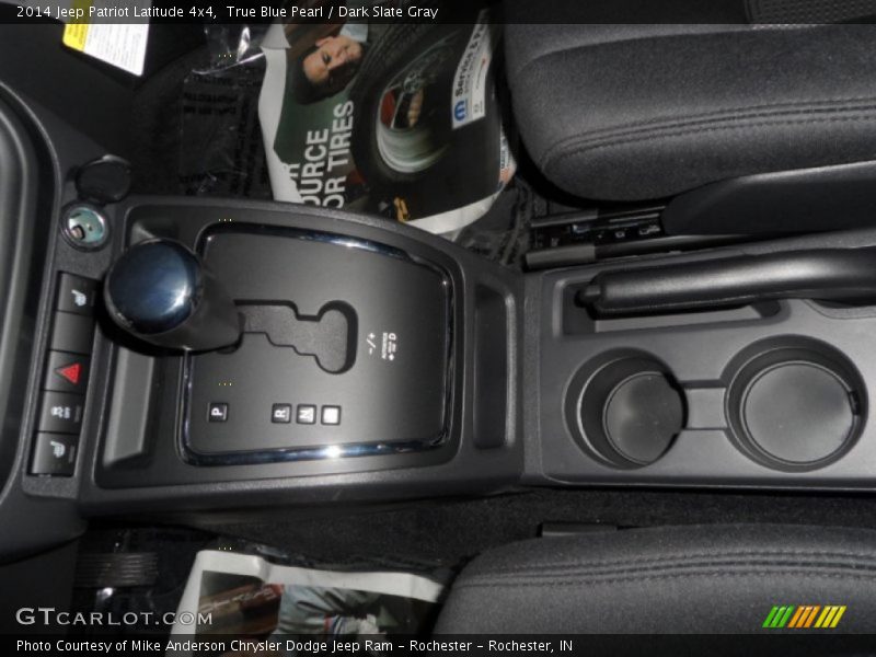 True Blue Pearl / Dark Slate Gray 2014 Jeep Patriot Latitude 4x4