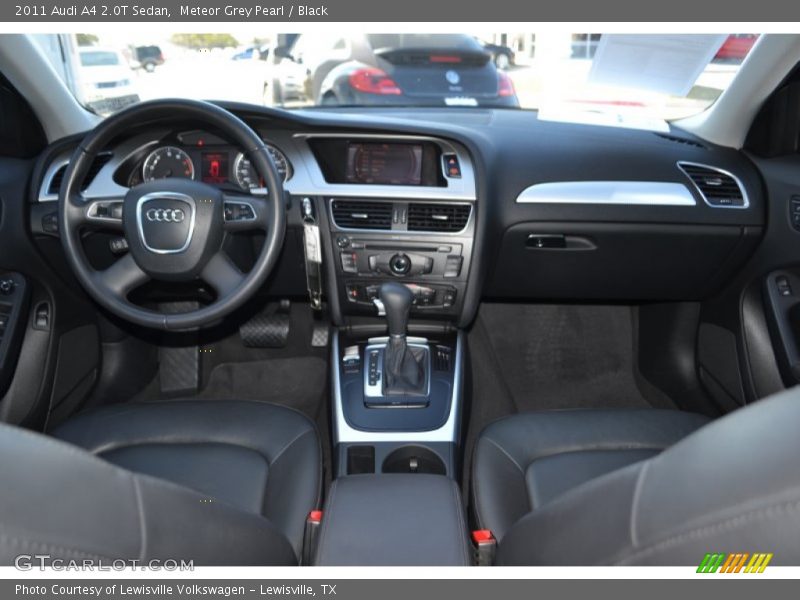 Meteor Grey Pearl / Black 2011 Audi A4 2.0T Sedan