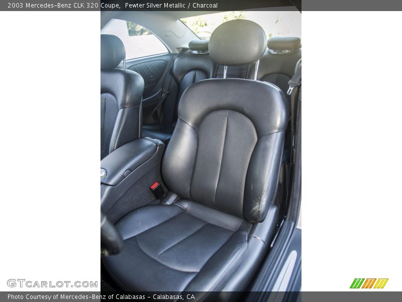 Pewter Silver Metallic / Charcoal 2003 Mercedes-Benz CLK 320 Coupe
