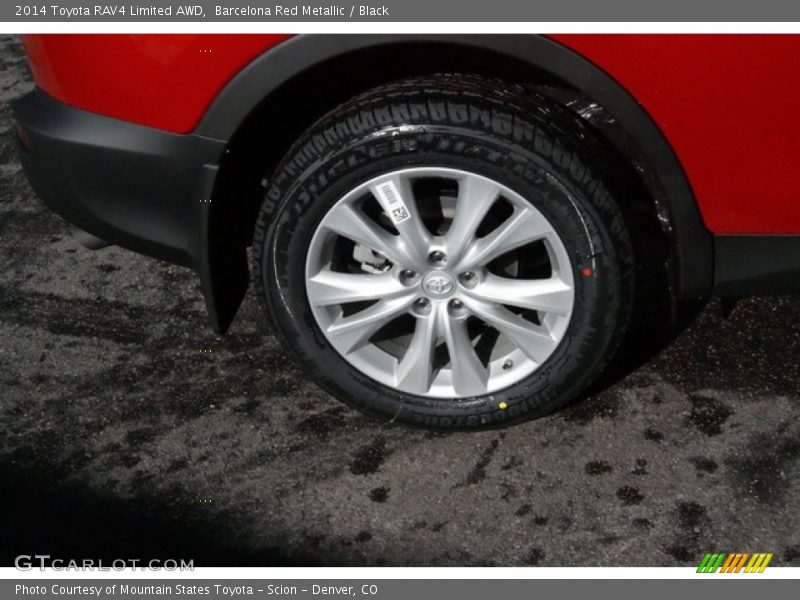 Barcelona Red Metallic / Black 2014 Toyota RAV4 Limited AWD