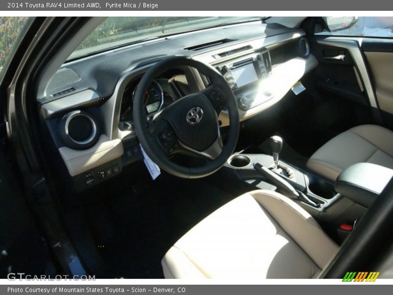 Pyrite Mica / Beige 2014 Toyota RAV4 Limited AWD