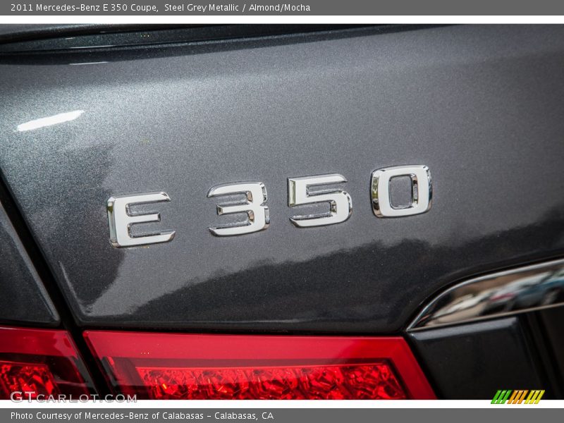 Steel Grey Metallic / Almond/Mocha 2011 Mercedes-Benz E 350 Coupe