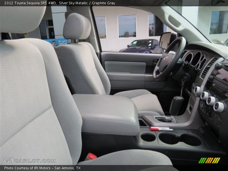 Silver Sky Metallic / Graphite Gray 2012 Toyota Sequoia SR5 4WD