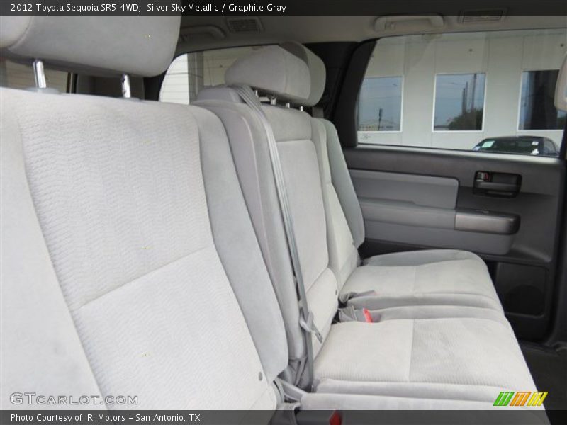 Silver Sky Metallic / Graphite Gray 2012 Toyota Sequoia SR5 4WD