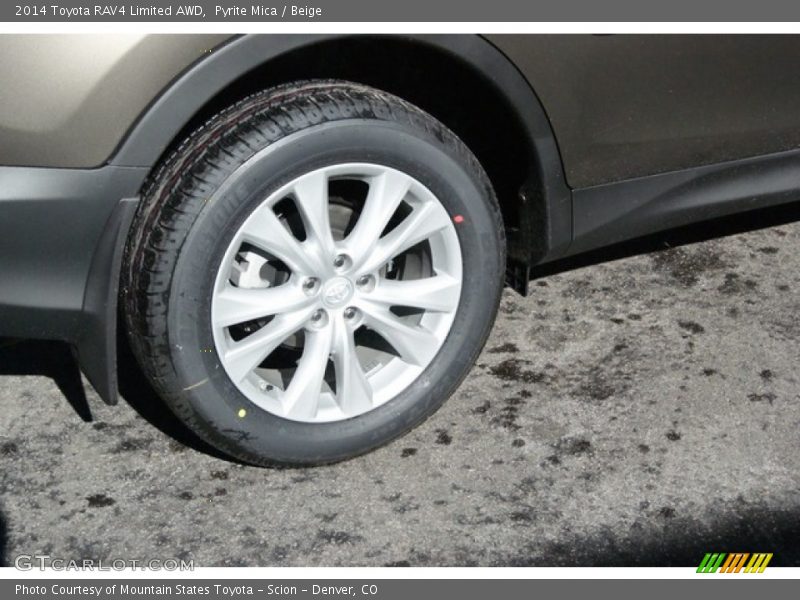 Pyrite Mica / Beige 2014 Toyota RAV4 Limited AWD