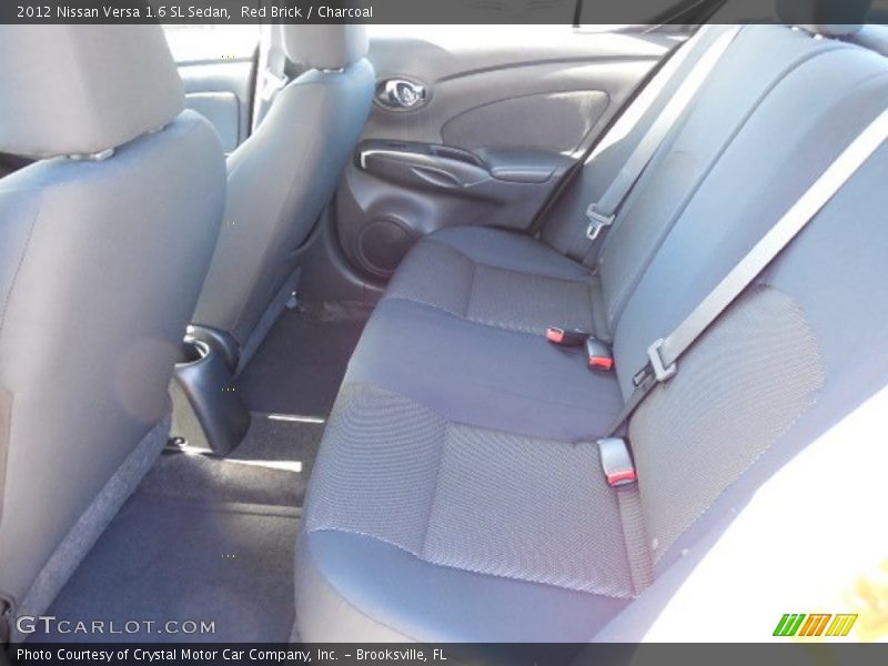 Red Brick / Charcoal 2012 Nissan Versa 1.6 SL Sedan